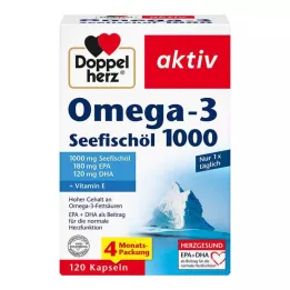 DOPPELHERZ Omega-3 Deniz Balık Yağı 1000 Kapsül, 120 adet