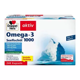 DOPPELHERZ Omega-3 Deniz Balık Yağı 1000 Kapsül, 240 adet