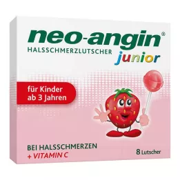 NEO-ANGIN junior boğaz ağrısı lolipopları, 8 adet