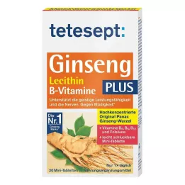 TETESEPT Ginseng 330 artı Lesitin+B-Vitaminleri Tab., 30 adet