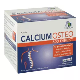 CALCIUM OSTEO 600 Doğrudan Porsiyon Çubukları, 120 adet