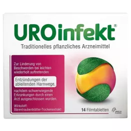 UROINFEKT 864 mg film kaplı tablet, 14 adet
