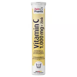VITAMIN C 1000 mg+Çinko efervesan tablet, 20 adet