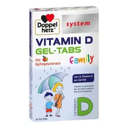 DOPPELHERZ D Vitamini jel tabletli aile sistemi, 30 adet