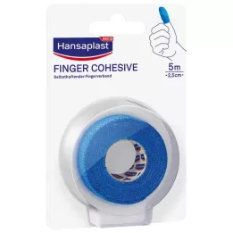 HANSAPLAST Parmak bandajı kendinden yapışkanlı 2,5 cm x 5 m mavi, 1 adet