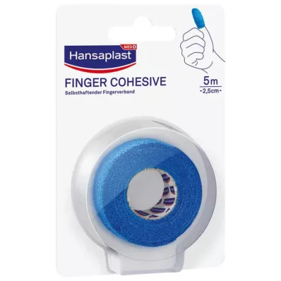 HANSAPLAST Parmak bandajı kendinden yapışkanlı 2,5 cm x 5 m mavi, 1 adet HANSAPLAST Parmak bandajı kendinden yapışkanlı 2,5 cm x 5 m mavi, 1 adet