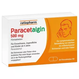 PARACETALGIN 500 mg film kaplı tablet, 20 adet