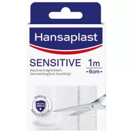 HANSAPLAST Hassas sıva hipoalerjenik 6 cm x 1 m, 1 adet