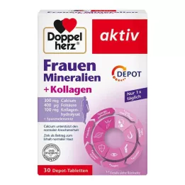 DOPPELHERZ Kadın Mineralleri+Kolajen Deposu Tabletleri, 30 adet