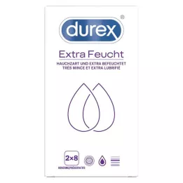 DUREX ekstra nemli prezervatif ikili paket, 2X8 adet