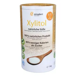 Miradent Xylitol şeker yerine kullanılan toz, 1000 g