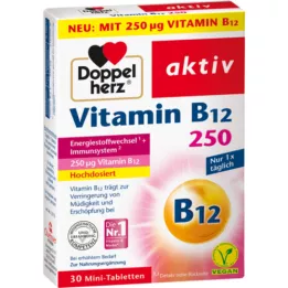 DOPPELHERZ B12 Vitamini 250 aktif tablet, 30 adet