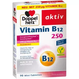 DOPPELHERZ B12 Vitamini 250 aktif tablet, 90 adet