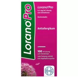 LORANOPRO 0,5 mg/ml oral solüsyon, 100 ml