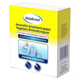 AMOROLFIN Schollmed tırnak mantarına karşı tedavi seti, 2,5 ml