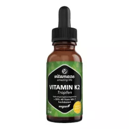 VITAMIN K2 MK7 damla yüksek doz vegan, 50 ml