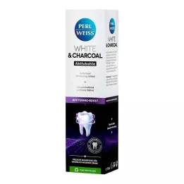 PERLWEISS Beyaz &amp; Kömürlü diş macunu, 75 ml