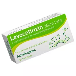 LEVOCETIRIZIN Micro Labs 5 mg film kaplı tabletler, 100 adet