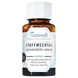 Naturafit Metabolizma Acı Maddeler + Kolin Kapsülleri, 60 adet