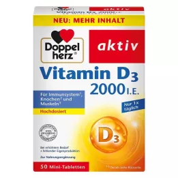 DOPPELHERZ D3 Vitamini 2000 I.E. tablet, 50 adet