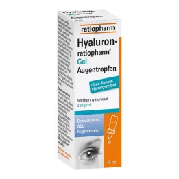 HYALURON-RATIOPHARM Jel göz damlası, 10 ml