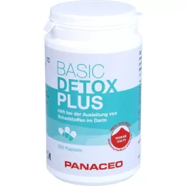 PANACEO Basic Detox Plus kapsülleri, 200 adet