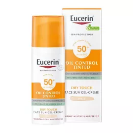 EUCERIN Güneş Yağı Kontrolü renkli krem LSF 50+ açık, 50 ml