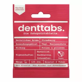 DENTTABS Florürlü Çocuk Çileği, 125 adet