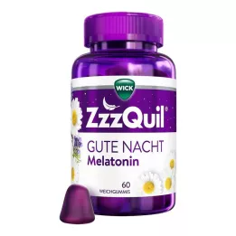 WICK ZzzQuil İyi Geceler Yumuşak Sakızlar, 60 adet