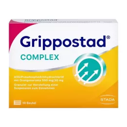 GRIPPOSTAD Kompleks ASS/Pseudoeph.500/30 mg Turuncu, 10 adet