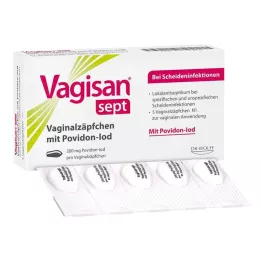 VAGISAN sept vajinal fitiller povidon-iyodin ile, 5 adet