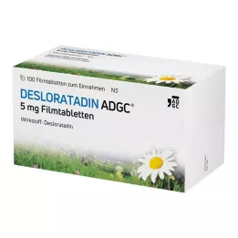 DESLORATADIN-ADGC 5 mg film kaplı tabletler, 100 adet