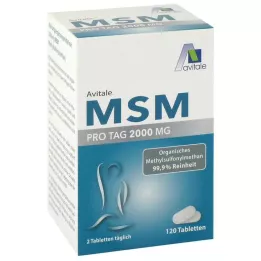MSM 2000 mg tabletler, 120 adet