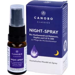 CANOBO Gece spreyi %3,5 şerbetçiotu/melatonin organik CBD, 10 ml