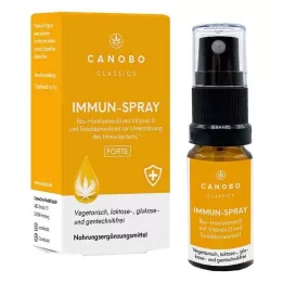 CANOBO Organik kenevir tohumu yağı bağışıklık spreyi D vitamini, 10 ml