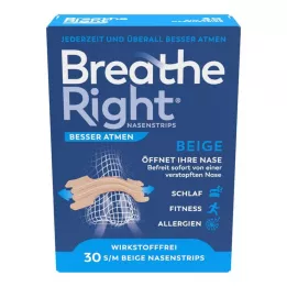 BESSER Atmen Breathe Right burun tıkacı normal bej, 30 adet