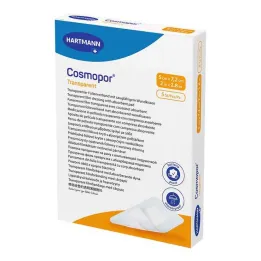 Cosmopor şeffaf film pansuman 5x7,2 cm steril, 5 adet