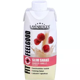 LAYENBERGER Fit+Feelgood Slim Shake Ahududu-Vanilya, 330 ml