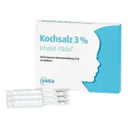 Sofra tuzu %3 uçucu Pädia ampulleri, 20 adet
