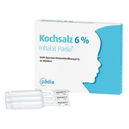 Sofra tuzu %6 uçucu Pädia ampulleri, 20 adet