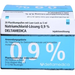 NATRIUMCHLORID-Çözelti %0,9 Deltamedica Luer-Lo Pl., 20X5 ml