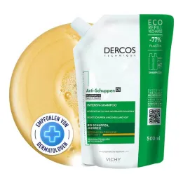 Vichy Dercos kuru saç derisi için kepek önleyici şampuan, 500 ml