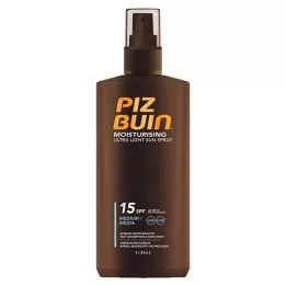 PIZ Buin Nemlendirici Ultra Hafif Güneş Spreyi LSF 15, 200 ml