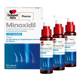 MINOXIDIL DoppelherzPharma 50 mg/ml erkek solüsyonu, 3X60 ml