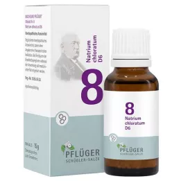 BIOCHEMIE Pflüger 8 Sodyum kloratum D 6 Globuli, 15 g