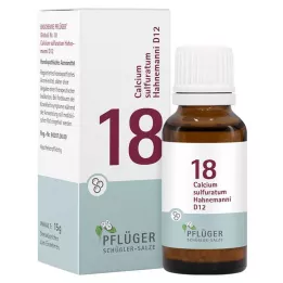 BIOCHEMIE Pflüger 18 Kalsiyum sülfüratum D 12 Glob., 15 g