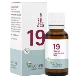 BIOCHEMIE Pflüger 19 Cuprum arsenicosum D 12 Glob., 15 g
