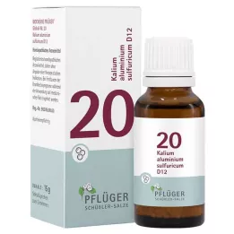 BIOCHEMIE Pflüger 20 Potasyum alüminyum kükürt D 12 Gl., 15 g