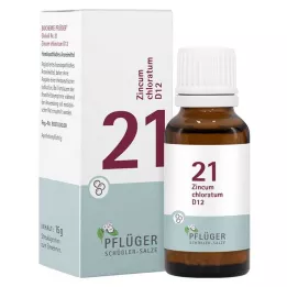 BIOCHEMIE Pflüger 21 Çinko kloratum D 12 Globuli, 15 g