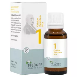 BIOCHEMIE Pflüger 1 Kalsiyum fluoratum D 12 Globuli, 15 g